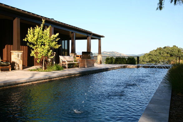 Alexander Valley Residence, pool