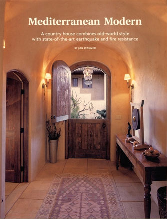 Dry Creek Courtyard, Entrance, magazine photo