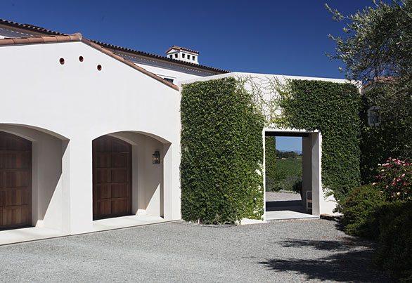 Contemporary Hacienda Garage