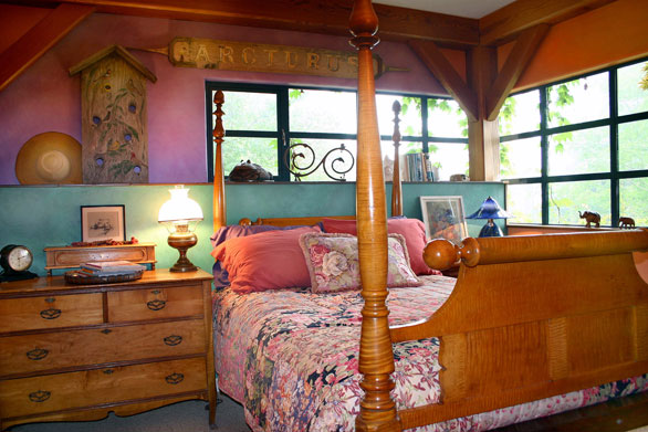 Timber Frame Bedroom